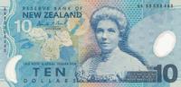 Neuseeland 10 Dollars Geldschein Banknote Ten Dollars Reserve Bank of New Zealand -