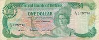 Belize 1 Dollar Geldschein Banknote -