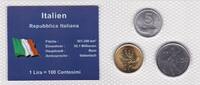 Italien 5 20 50 Centesimi Münzen Set original verschweißt -