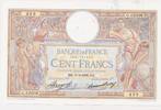 Frankreich 100 Francs Banknote Geldschein Cents Francs Banque de France -