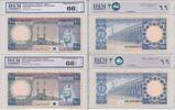 Saudi-Arabien 2x 100 Riyals Banknote Geldschein König Khalid 2 Scheine DIM Currency -