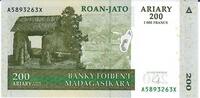 Madagaskar 200 Ariary Banknote Geldschein -