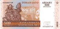 Madagaskar 500 Ariary Banknote Geldschein -