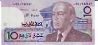 Marokko 10 Dirhams Banknote Geldschein -