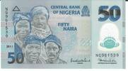 Nigeria 50 Naira Banknote Geldschein -