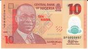 Nigeria 10 Naira Banknote Geldschein -