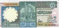 Libyen 1/4 Dinar Banknote Geldschein -