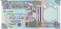 Libyen 1/2 Banknote Geldschein -
