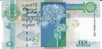 Seychellen 10 Rupees Banknote Geldschein -