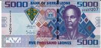 Sierra Leone 5000 Leones Banknote Geldschein -