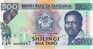 Tansania 500 Shilingi Mia Tano o.D. Banknote Geldschein unc 166.83 元 含税 ＋  83.41 元 运费