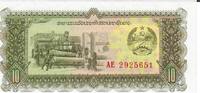 Laos10 10 Kip Banknote Geldschein -
