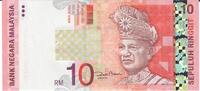 Malaysia 10 Ringgit Banknote Geldschein -
