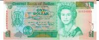 Belize 1 Dollar Banknote Geldschein -