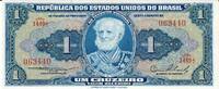 Brasilien 1 Cruzeiro Banknote Geldschein -