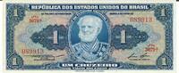 Brasilien 1 Cruzeiro Banknote Geldschein -