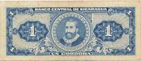 Nicaragua 1 Cordoba Geldschein Banknote -