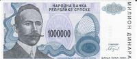 Bosnien-Herzegowina 1000000 Dinara Banknote Geldschein -