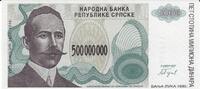 Bosnien-Herzegowina 500000000 Dinara Banknote Geldschein -