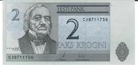 Estland 2 Krooni Banknote Geldschein -