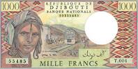 Djibouti 1000 Francs Banknote Geldschein -