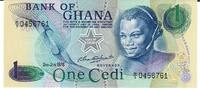 Ghana 1 Cedi 1978 Banknote Geldschein unc 83.51 元 含税 ＋  83.51 元 运费