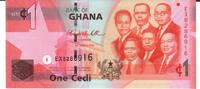 Ghana 1 Cedi 2010 Banknote Geldschein unc 83.51 元 含税 ＋  83.51 元 运费