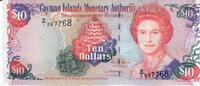Kaimaninseln 10 Dollars Banknote Geldschein -