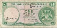 Schottland 1 Pound Geldschein Banknote -