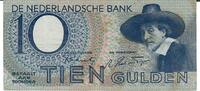 Niederlande 10 Gulden Banknote Geldschein -