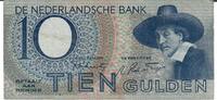 Niederlande 10 Gulden Banknote Geldschein -