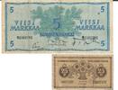 Finnland 25 Pennia, 5 Pennia 1918, 1963 Banknote Geldschein 1 x 25 Penni... 108.44 元 含税 ＋  83.41 元 运费