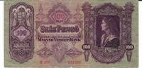 Ungarn 100 Pengö Banknote Geldschein -