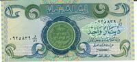 Irak 1 Dinar Banknote Geldschein -