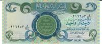 Irak 1 Dinar Banknote Geldschein -