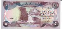 Irak 5 Dinars Banknote Geldschein -