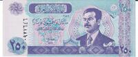 Irak 250 Dinars Banknote Geldschein -