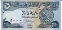 Irak 250 Dinars Banknote Geldschein -