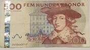 Schweden 500 Kronor Geldschein Banknote Fem Hundra Kronor -