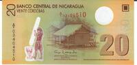 Nicaragua 20 Cordobas Banknote Geldscheine -