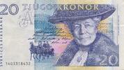 Deutschland Deutsches Reich 20 Kronor Geldschein Banknote Sveriges Riksbank -