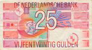 Niederlande Holland 25 Gulden Geldschein Banknote -