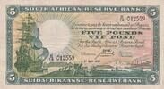 Südafrika 5 Pounds Geldschein Banknote Souh African Reserve Bank -