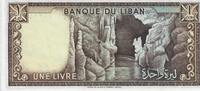 Libanon 1 Livre Banknote Geldscheine -