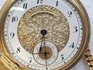 Schweiz Taschenuhr mit Uhrenkette Chs. Tissot & Fils Uhr handaufzug , vergoldet mit org. Verpackung -