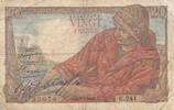 Frankreich 20 Francs Bannote PÊCHEUR -