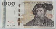 Sweden 1000 Kronor Banknote SWEDEN ETT TUSEN KRONEN -
