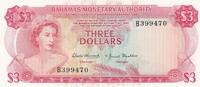 Bahamas $ 3 Dollars -
