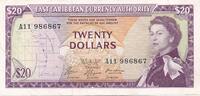 Ost Karibik / East Caribbean $ 20 Dollars Ostkaribische Staaten -