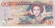 Ost Karibik / East Caribbean $ 20 Dollars Ostkaribische Staaten -